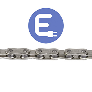 M-WAVE E-BIKE CHAIN 1sp 112L SIL