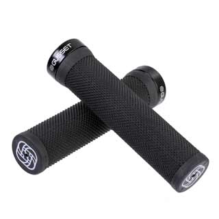 Gusset Soft Single File Lock-on Grips