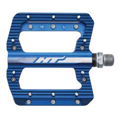 HT Components ANS01 flay alloy DH or freeride pedal in blue