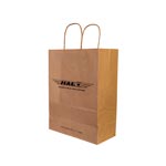 Halo Brown Paper Carrier Bag